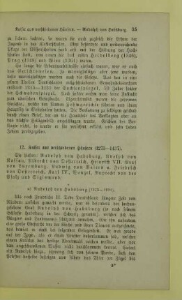 12. Kaiser aus verschiedenen Häusern (1273-1437)