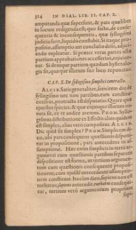 Cap. X. De syllogismo simplici contracto.