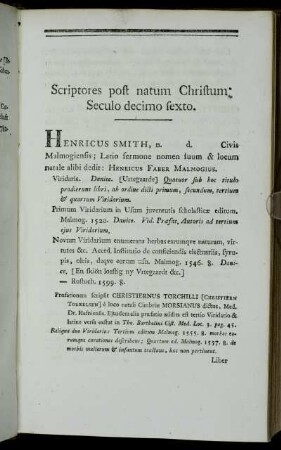 Scriptores post natum Christum.