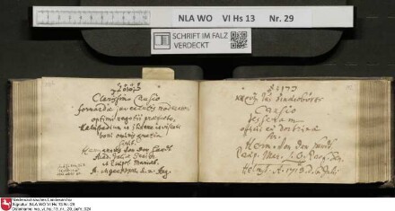 Stammbuch des Gottfried Crusius (Cruse) aus Stendal