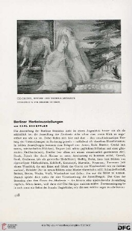 Berliner Herbstausstellungen