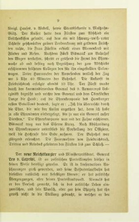 Der neue Reichskanzler und Ministerpräsident, General Leo v. Caprivi