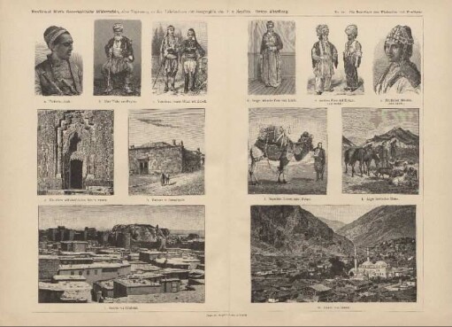 Die Bewohner von Kleinasien und Kurdistan