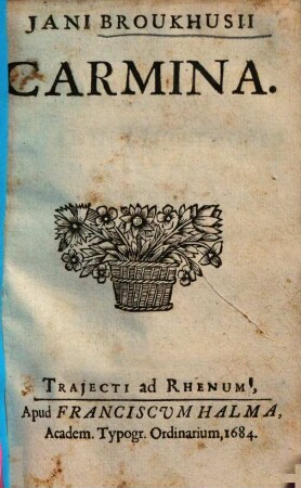 Jani Broukhusii carmina