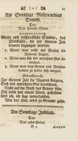 Am Sonntage Jubilate