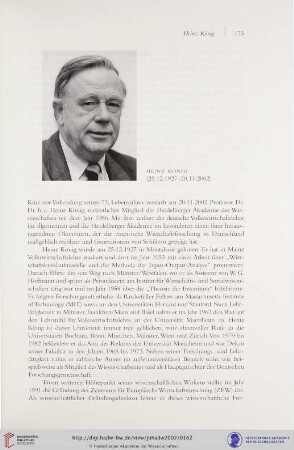 Heinz König (25.12.1927 - 20.11.2002)