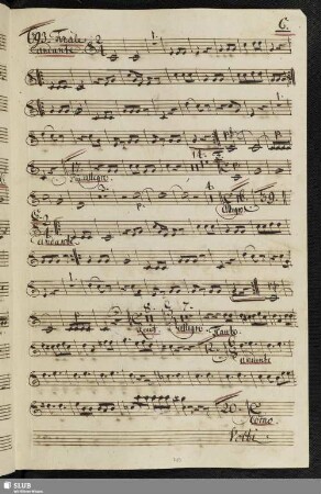 693. Finale: Nume terribile benigno fatevi / Galuppi, B.
