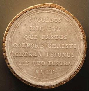 Widmung auf Niklas von Flüe (Revers)