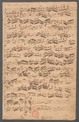 Inventionen; cemb; C-Dur; BWV 772a