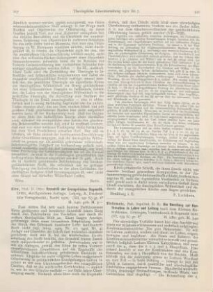 217-218 [Rezension] Kirn, Otto, Grundriß der Evangelischen Dogmatik. 3., durchges. Aufl