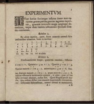 Experimentum.