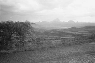 Die Berge bei Adwa : Blick auf die Adwa-Berge von der Straße von Adwa nach Aksum aus.