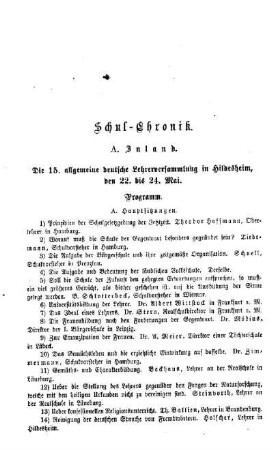 Schul-Chronik