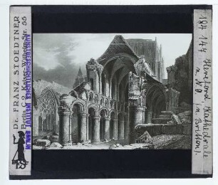 Hereford, Kathedrale : Zeichnung (John Britton)
