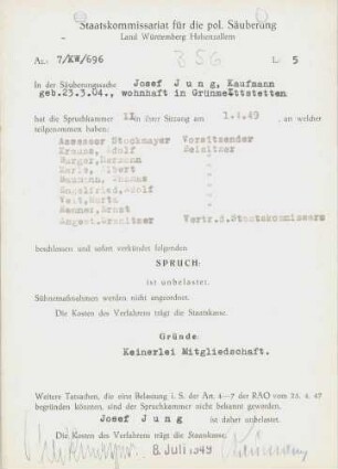 Jung, Josef