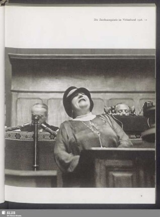 Die Zuschauergalerie im Völkerbund 1928