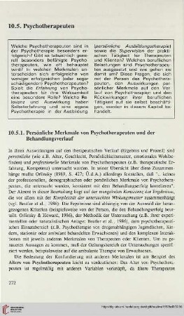 10.5. Psychotherapeuten
