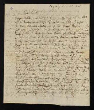 Brief 10: 18. Febr. 1825