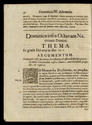 Dominica infra Octavam Nativitatis Domini.