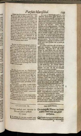 Chapitre IX. = Das neundte Capitel. - Chapitre XIII. = Das Dreyzehende Capitel.