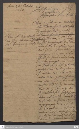 Brief von August Hermann Francke an Johann Porst.