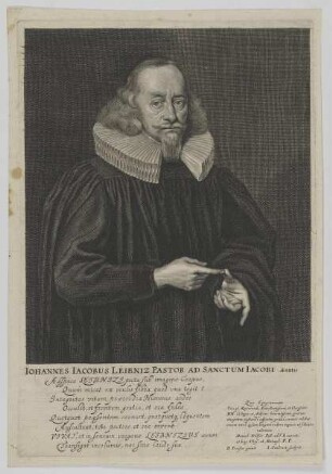Bildnis des Iohannes Iacobus Leibniz