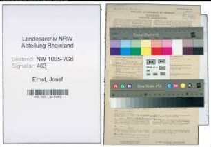 Entnazifizierung Josef Ernst , geb. 05.10.1902 (Justizbeamter)