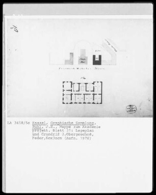Kassel & Mappe zum Akademieprojekt & 3. Obergeschoß