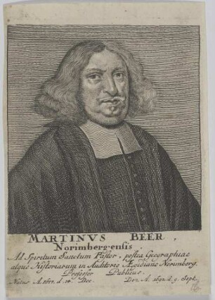 Bildnis des Martinvs Beer