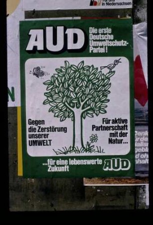 Wahlplakat AUD 26.5.78.