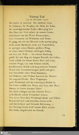 Tolstojs Tod