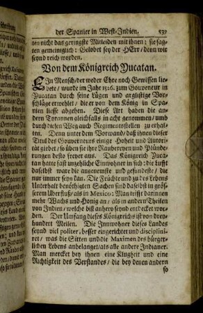 Von dem Königreich Yucatan. - Von der Provintz Sanct Martha. - Von der Provintz Carthagena.