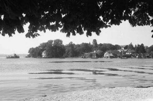 Tutzing: Ufer von der Seepromenade