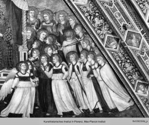 Vierungsgewölbe : Verherrlichung des heiligen Franziskus