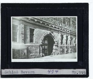Bevern, Schloss : Außenansicht, Detail