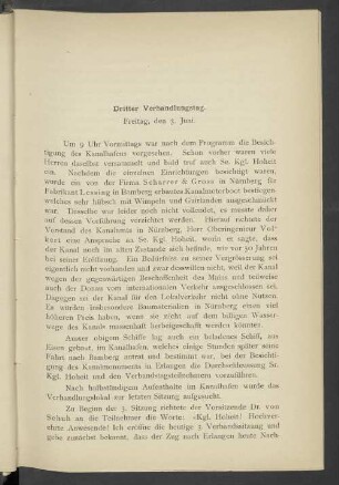 Dritter Verhandlungstag