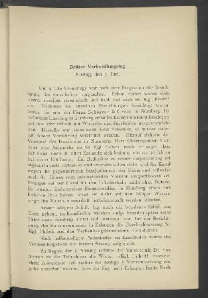 Dritter Verhandlungstag