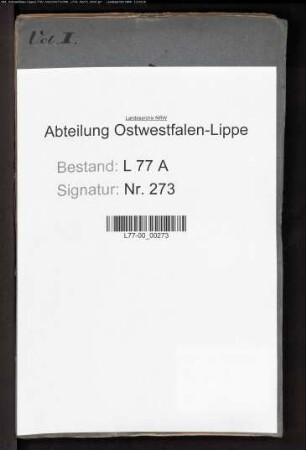 Geplante Begradigung der Werre bei Lage sowie Kontrolle der Uferbefestigungen der Werre, des Hassel- und des Rethlagerbaches, Bd. 1