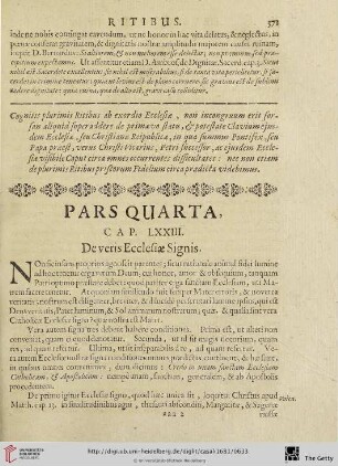 Pars Quarta.