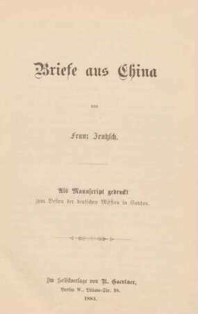 Briefe aus China