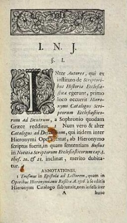 Dn. Thomae Ittigii, Theol. D. & P. P. Consist. Assessoris ... Schediasma De Autoribus, Qui De Scriptoribus Ecclesiasticis Egerunt