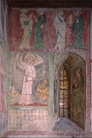 Freskendekoration, Libiš, Tschechische Republik