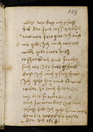 109r, Nachtrag 1564