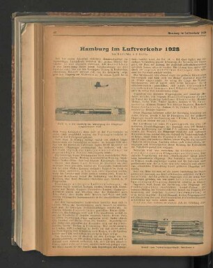 Hamburg im Luftverkehr 1928