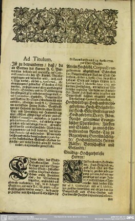 Ad Titulum