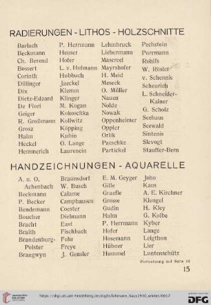 Radierungen - Lithos - Holzschnitte