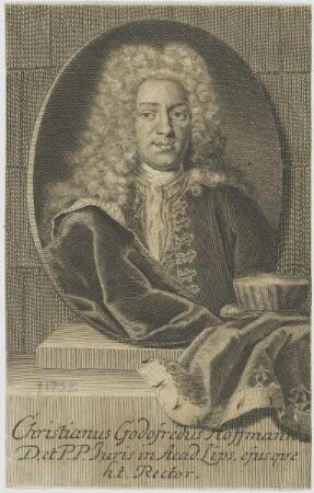 Bildnis des Christianus Godofredus Hoffmann