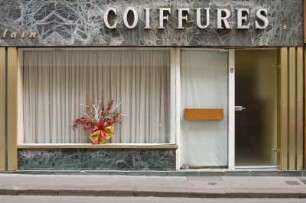 Frankreich. Haute Normandie. Seine Maritime. Dieppe. Coiffures. Ehemaliger Friseur