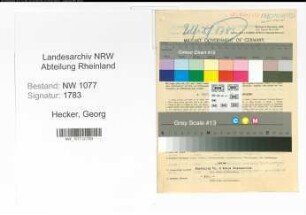 Entnazifizierung Georg Hecker , geb. 11.04.1909 (Polizist)