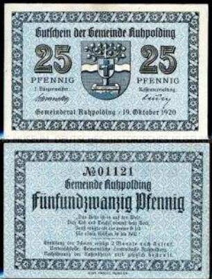 Ruhpolding 25 Pfennig